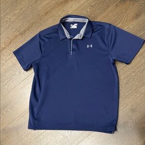 Under Armour Men's Dark Blue Polo Shirt